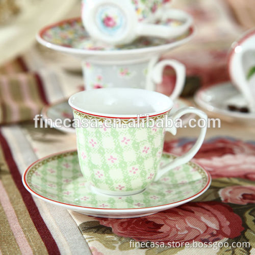 100CC Elegant Ceramic Rose Cup and Saucer set                
                                    Quality Assured
